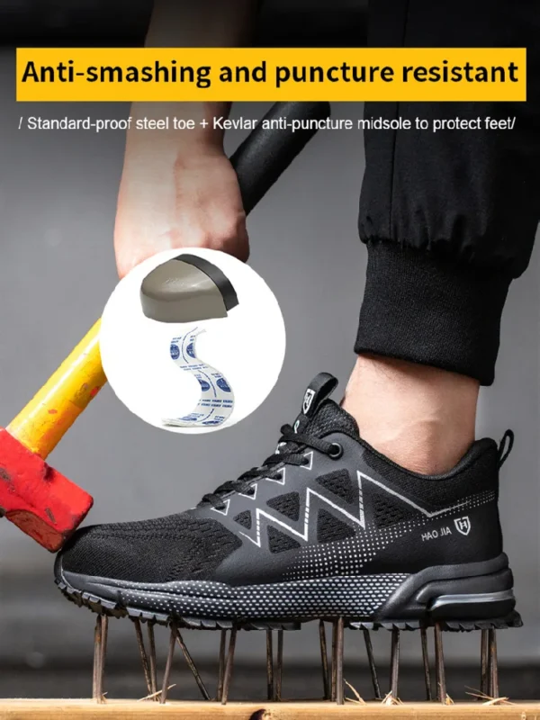 Work Sneakers Mens – Indestructible Steel Toe Safety Shoes for All-Day Protection - Image 2