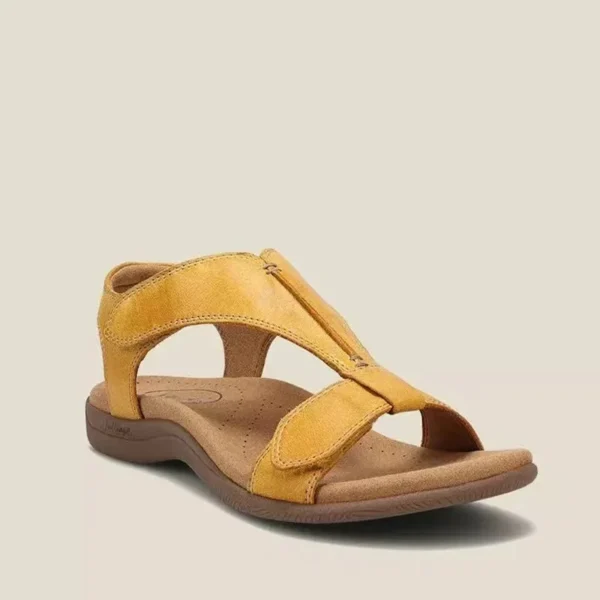 Comfy Work Shoes Womens – Orthopedic T-Strap Wedge Sandals for All-Day Comfort - Image 6