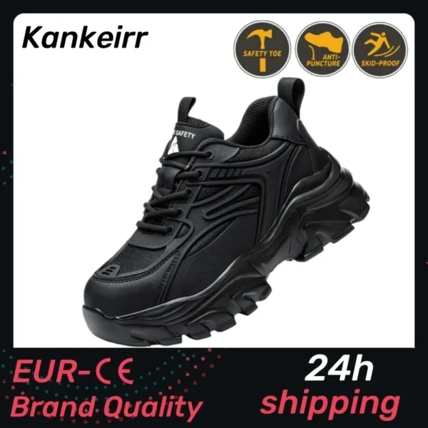 Work Sneakers Mens – Puncture-Resistant, Lightweight & Comfortable Safety Shoes