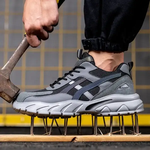Work Sneakers Mens – Steel Toe, Puncture-Proof, Lightweight Safety Shoes - Image 2