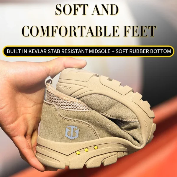 Work Sneakers Mens – Lightweight, Breathable & Puncture-Resistant Shoes - Image 3